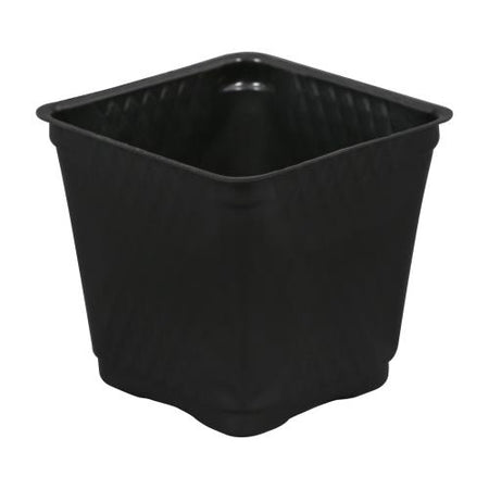 Gro Pro® Black Square Pots - Blow-Molded
