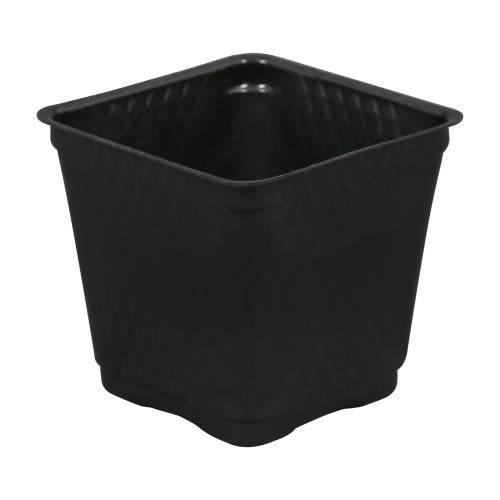 Gro Pro® Black Square Pots - Blow-Molded