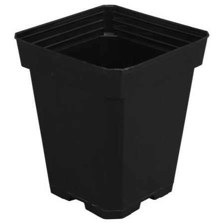 Gro Pro® Black Square Plastic Pots