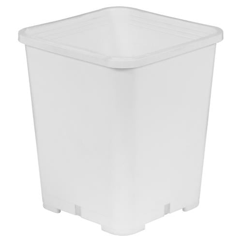 Gro Pro® Premium White Square Pots