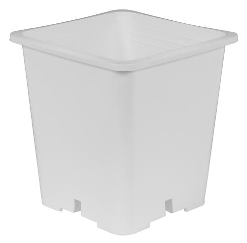 Gro Pro® Premium White Square Pots