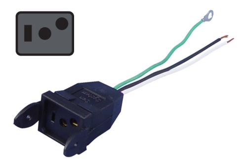 Female Receptacle For Lamp Cord