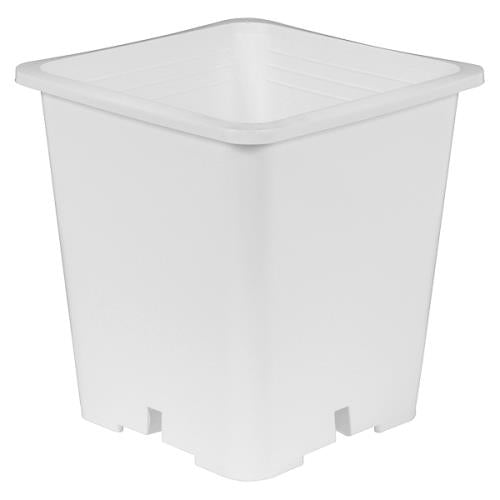 Gro Pro® Premium White Square Pots