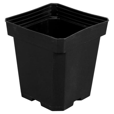 Gro Pro® Black Square Plastic Pots