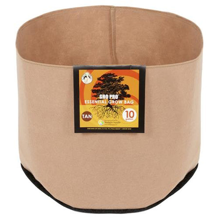 Gro Pro® Essential Round Fabric Pots - Tan