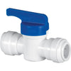 Hydro-Logic 1/2" QC x 1/2" QC inline shut off valve